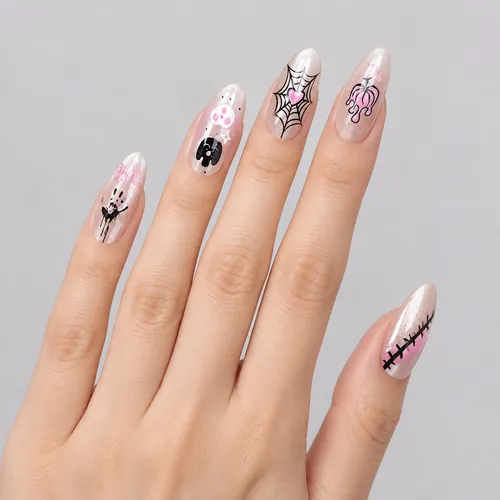Halloween edit press-on nails