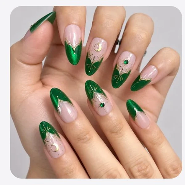 Almond press-on nails