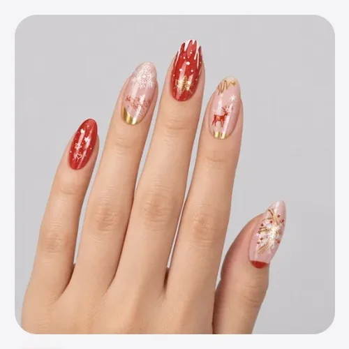 Christmas edit press-on nails